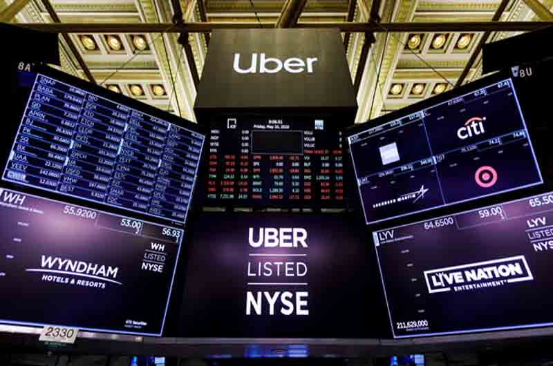 Las acciones de Uber caen a nuevo mínimo histórico