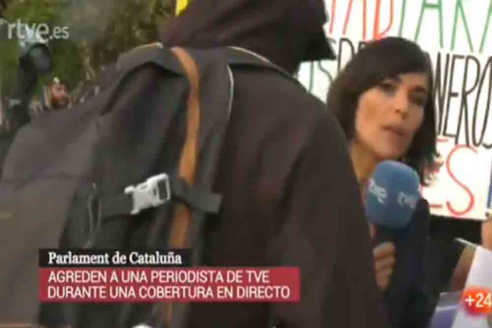 TV3 silencia la agresión a la periodista de Televisión Española