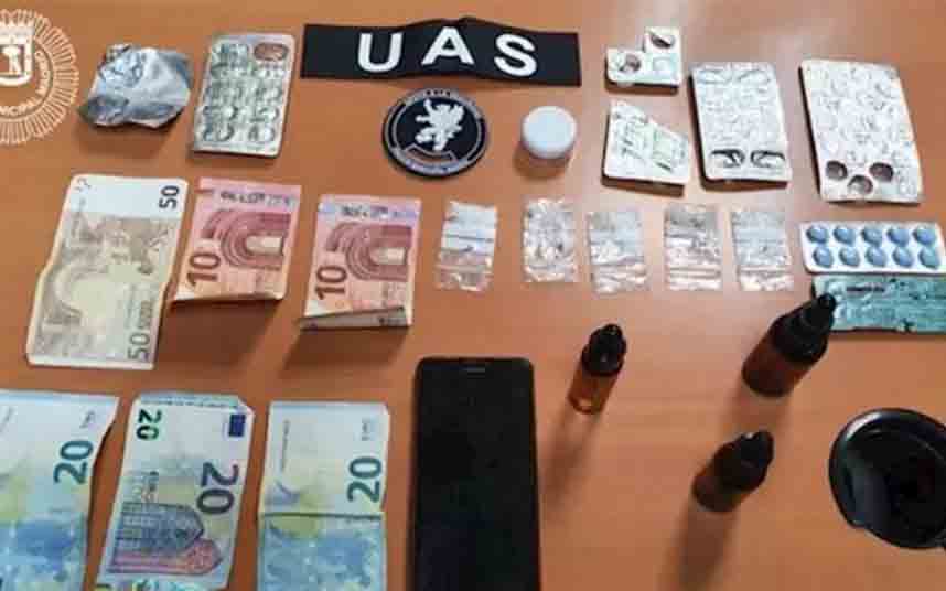 Detenido en Arganzuela un hombre que usaba un Uber para transportar droga