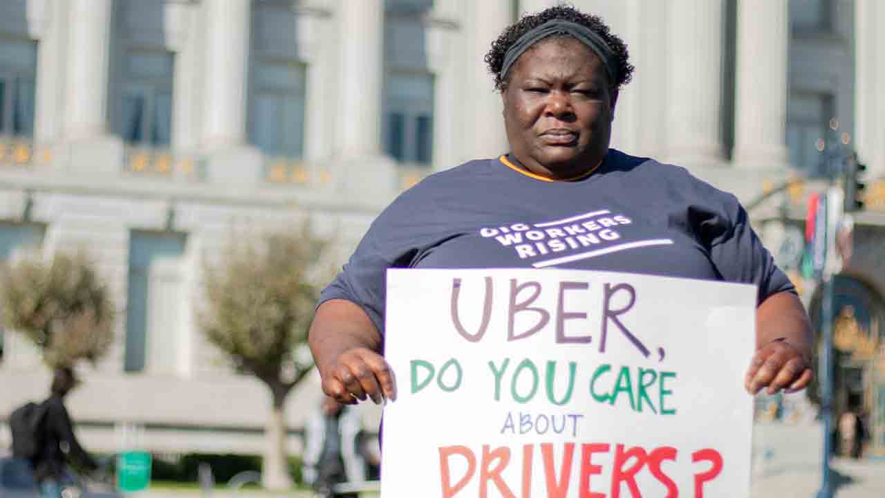 La proposición 22 de Uber en California para desregular los derechos de los trabajadores