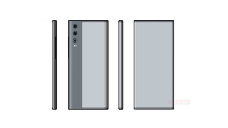 Huawei registra una patente de Smartphone con pantalla envolvente de doble cara