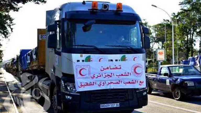 Argelia destina ayuda humanitaria para los campamentos de refugiados saharauis
