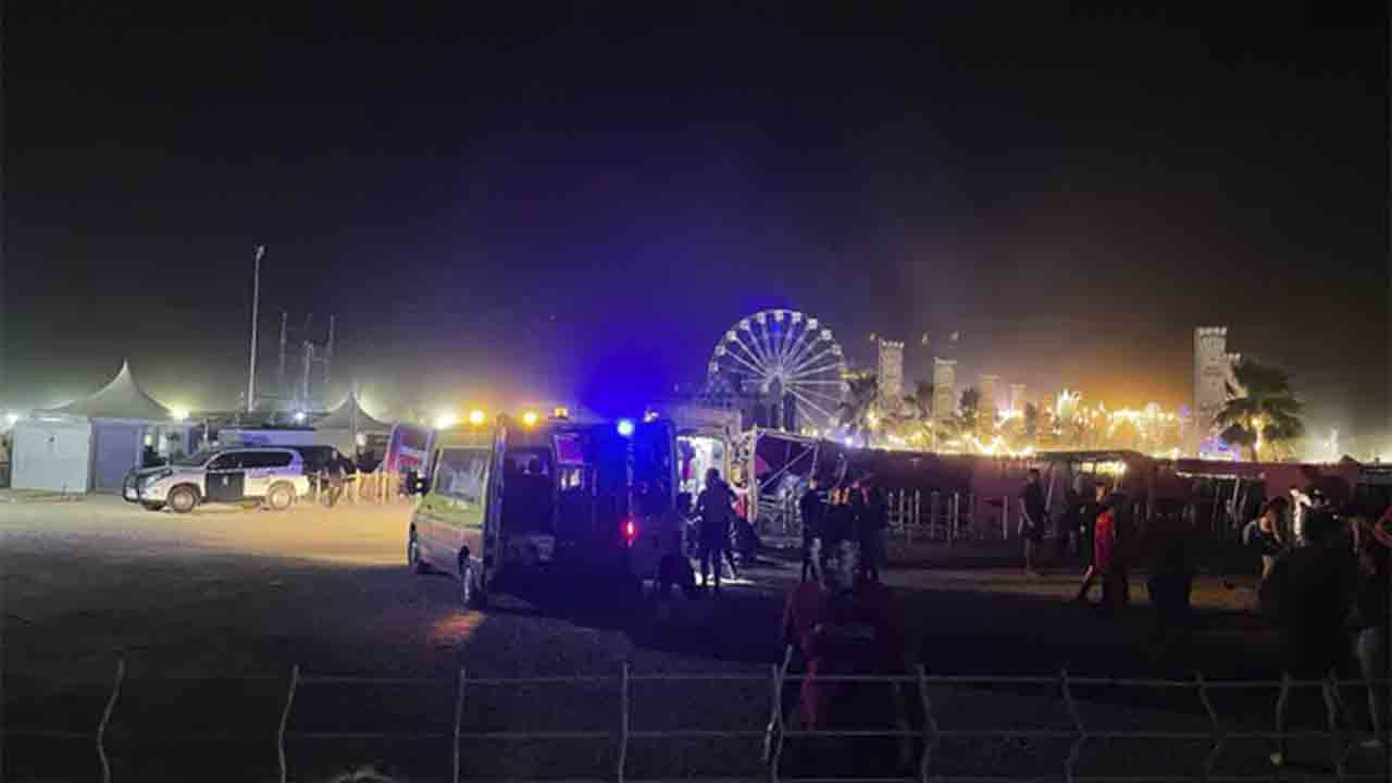 Un muerto y 17 heridos por las rachas de viento en el Festival Medusa de Cullera