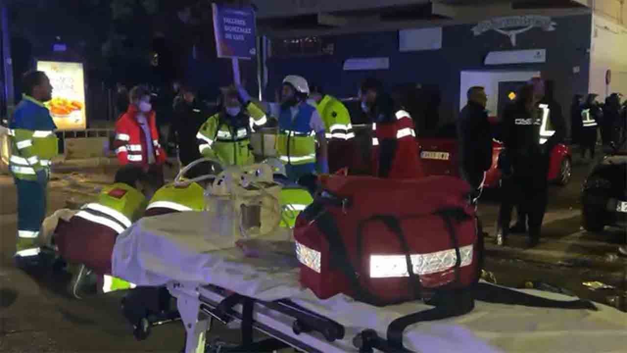 Cuatro muertos y ocho heridos en un atropello múltiple a las afueras de Madrid