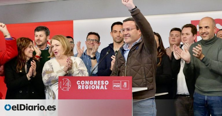 Miguel Hechizo Gallardo, nuevo líder del PSOE en Extremadura con el 56% de los votos